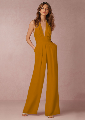 Women's Sleeveless Jumpsuit | Wide Leg