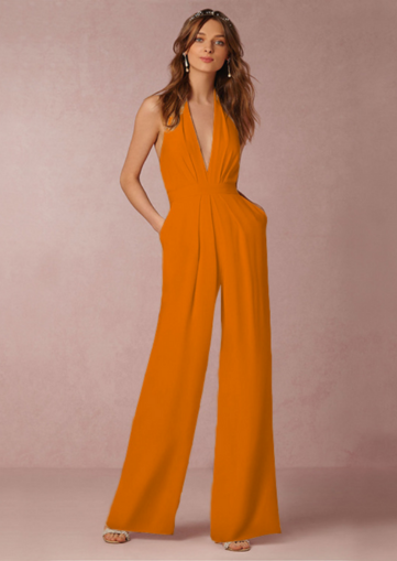 Women's Sleeveless Jumpsuit | Wide Leg